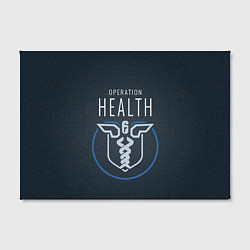 Холст прямоугольный R6S: Operation Health, цвет: 3D-принт — фото 2