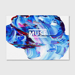 Холст прямоугольный MUSE: Blue Colours, цвет: 3D-принт — фото 2