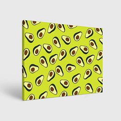 Холст прямоугольный Стиль авокадо, цвет: 3D-принт