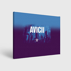 Холст прямоугольный Avicii Star, цвет: 3D-принт
