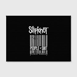 Холст прямоугольный Slipknot: People Shit, цвет: 3D-принт — фото 2