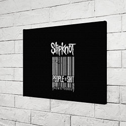 Холст прямоугольный Slipknot: People Shit, цвет: 3D-принт — фото 2