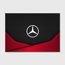 Холст прямоугольный Mercedes Benz: Grey Carbon, цвет: 3D-принт — фото 2