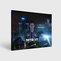 Холст прямоугольный Detroit: Connor, цвет: 3D-принт