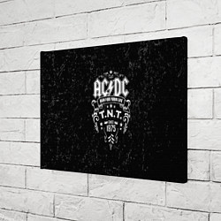 Холст прямоугольный AC/DC: Run For Your Life, цвет: 3D-принт — фото 2