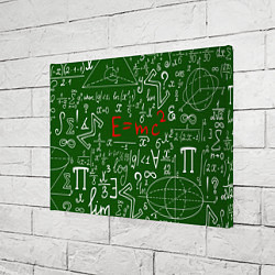 Холст прямоугольный E=mc2: Green Style, цвет: 3D-принт — фото 2