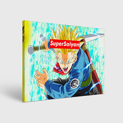 Холст прямоугольный DBZ: Super Saiyan, цвет: 3D-принт