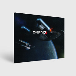 Холст прямоугольный Mass Effect N7, цвет: 3D-принт