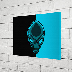 Холст прямоугольный Space Alien, цвет: 3D-принт — фото 2