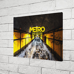 Холст прямоугольный METRO EXODUS EXCLUSIVE, цвет: 3D-принт — фото 2