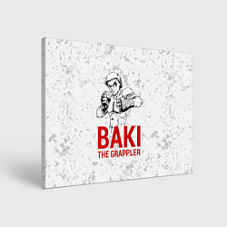 Холст прямоугольный Baki the Grappler, цвет: 3D-принт