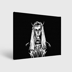 Холст прямоугольный Ghostemane: Devil, цвет: 3D-принт