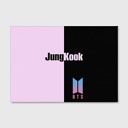 Холст прямоугольный BTS Jung Kook, цвет: 3D-принт — фото 2