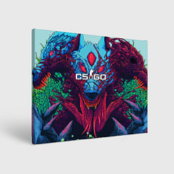 Холст прямоугольный CS:GO Hyper Beast, цвет: 3D-принт