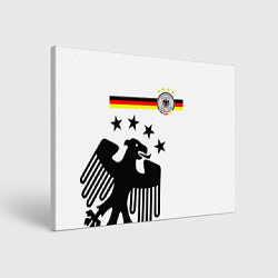 Холст прямоугольный Сборная Германии, цвет: 3D-принт