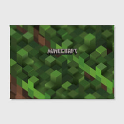 Холст прямоугольный MINECRAFT FOREST, цвет: 3D-принт — фото 2