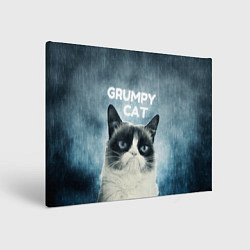 Холст прямоугольный Grumpy Cat, цвет: 3D-принт