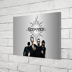 Холст прямоугольный Godsmack, цвет: 3D-принт — фото 2