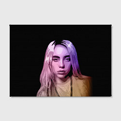 Холст прямоугольный BILLIE EILISH: Violet Mood, цвет: 3D-принт — фото 2