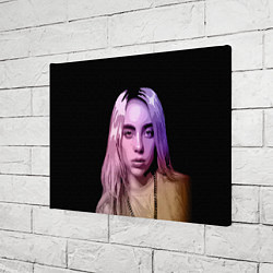 Холст прямоугольный BILLIE EILISH: Violet Mood, цвет: 3D-принт — фото 2