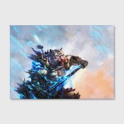 Холст прямоугольный Warrior Zoomorph, цвет: 3D-принт — фото 2