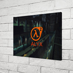 Холст прямоугольный Half-life 2 ALYX, цвет: 3D-принт — фото 2