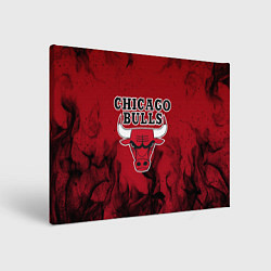 Холст прямоугольный CHICAGO BULLS, цвет: 3D-принт