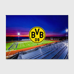 Холст прямоугольный FC Borussia, цвет: 3D-принт — фото 2