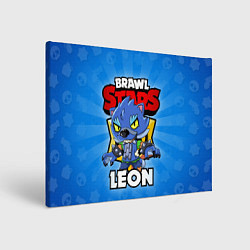 Холст прямоугольный BRAWL STARS WEREWOLF LEON, цвет: 3D-принт