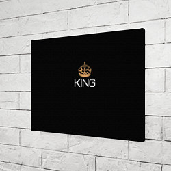Холст прямоугольный Король, цвет: 3D-принт — фото 2