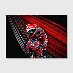Холст прямоугольный Andrea Dovizioso, цвет: 3D-принт — фото 2