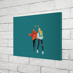 Холст прямоугольный Кис-кис, цвет: 3D-принт — фото 2