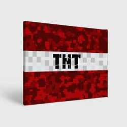 Холст прямоугольный MINECRAFT TNT, цвет: 3D-принт