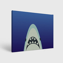 Холст прямоугольный IKEA Shark, цвет: 3D-принт