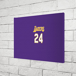 Холст прямоугольный Los Angeles Lakers Kobe Brya, цвет: 3D-принт — фото 2
