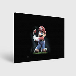 Холст прямоугольный Марио, цвет: 3D-принт