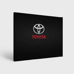 Холст прямоугольный TOYOTA, цвет: 3D-принт