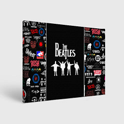 Холст прямоугольный Beatles, цвет: 3D-принт