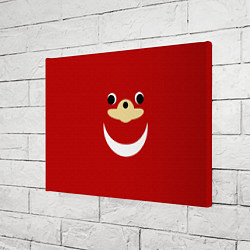 Холст прямоугольный Knuckles, цвет: 3D-принт — фото 2