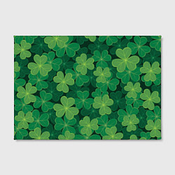 Холст прямоугольный Ирландский клевер, цвет: 3D-принт — фото 2