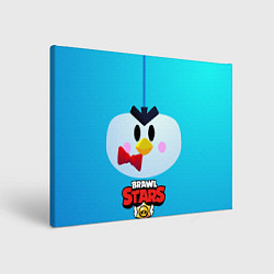 Холст прямоугольный Brawl Stars Penguin, цвет: 3D-принт