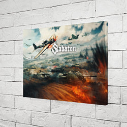Холст прямоугольный Sabaton, цвет: 3D-принт — фото 2