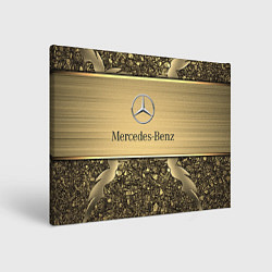 Холст прямоугольный MERCEDES GOLD, цвет: 3D-принт