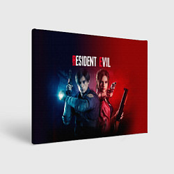 Холст прямоугольный Resident Evil 2, цвет: 3D-принт