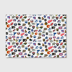 Холст прямоугольный NHL PATTERN Z, цвет: 3D-принт — фото 2