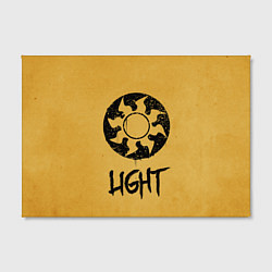 Холст прямоугольный Emblems Light, цвет: 3D-принт — фото 2