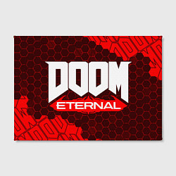 Холст прямоугольный DOOM ETERNAL ДУМ ЭТЕРНАЛ, цвет: 3D-принт — фото 2