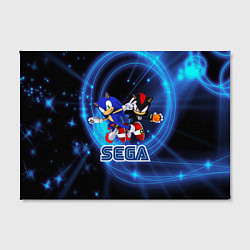 Холст прямоугольный Sonic SEGA, цвет: 3D-принт — фото 2