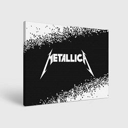 Холст прямоугольный METALLICA МЕТАЛЛИКА, цвет: 3D-принт