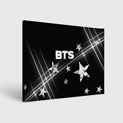 Холст прямоугольный BTS бойбенд Stars, цвет: 3D-принт